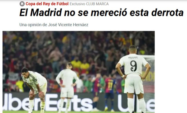 Барселона — Реал — 3:2, реакция испанской прессы на финал Кубка Испании: Мбаппе, Анчелотти, Ямаль, Ферран, Рюдигер, Куртуа, Флик Барселона — Реал — 3:2, реакция испанской прессы на финал Кубка Испании: Мбаппе, Анчелотти, Ямаль, Ферран, Рюдигер, Куртуа, Флик
