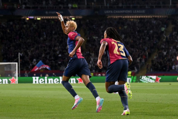 Барселона &mdash; Интер &mdash; 3:3, видеообзор матча 1/2 финала Лиги чемпионов, видео голов: Тюрам, Думфрис, Ямаль, Торрес, 30 апреля 2025