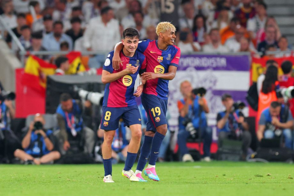 Барселона &mdash; Реал &mdash; 3:2, обзор матча, голы: Педри, Мбаппе, Тчуамени, Торрес, Кунде, 26 апреля 2025, Кубок Испании, финал