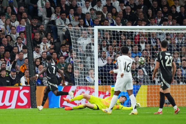 Реал Мадрид &mdash; Арсенал &mdash; 1:2, обзор матча 1/4 финала Лиги чемпионов, голы: Сака, Винисиус, Мартинелли, 16 апреля 2025